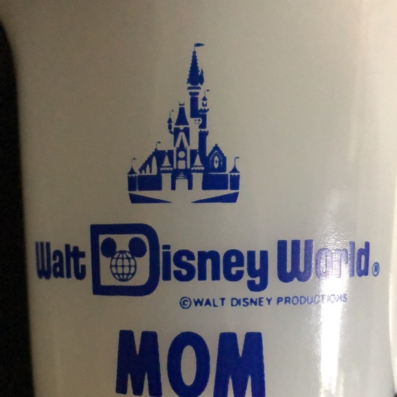 Vintage Walt Disney world milk glass footed Mom cup, mug. - Picture 7 of 10